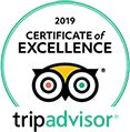 Tripadvisor Certificate of Excellence 2019