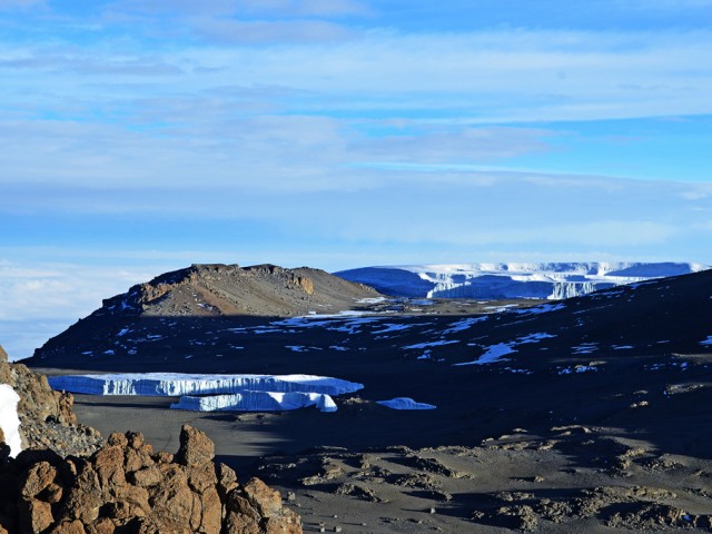 Summit of Kilimanjaro during the Long Dry