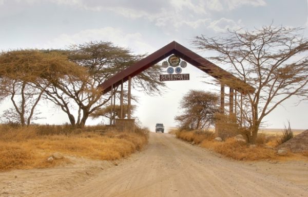 Entrance Gate by the border of Serengeti National Park