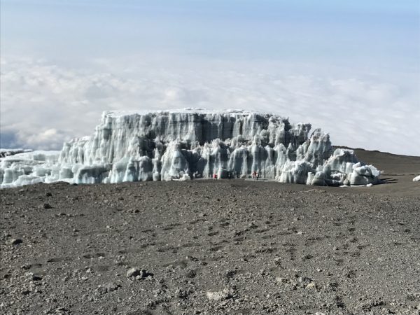 Glacier Next to Uhuru Peak